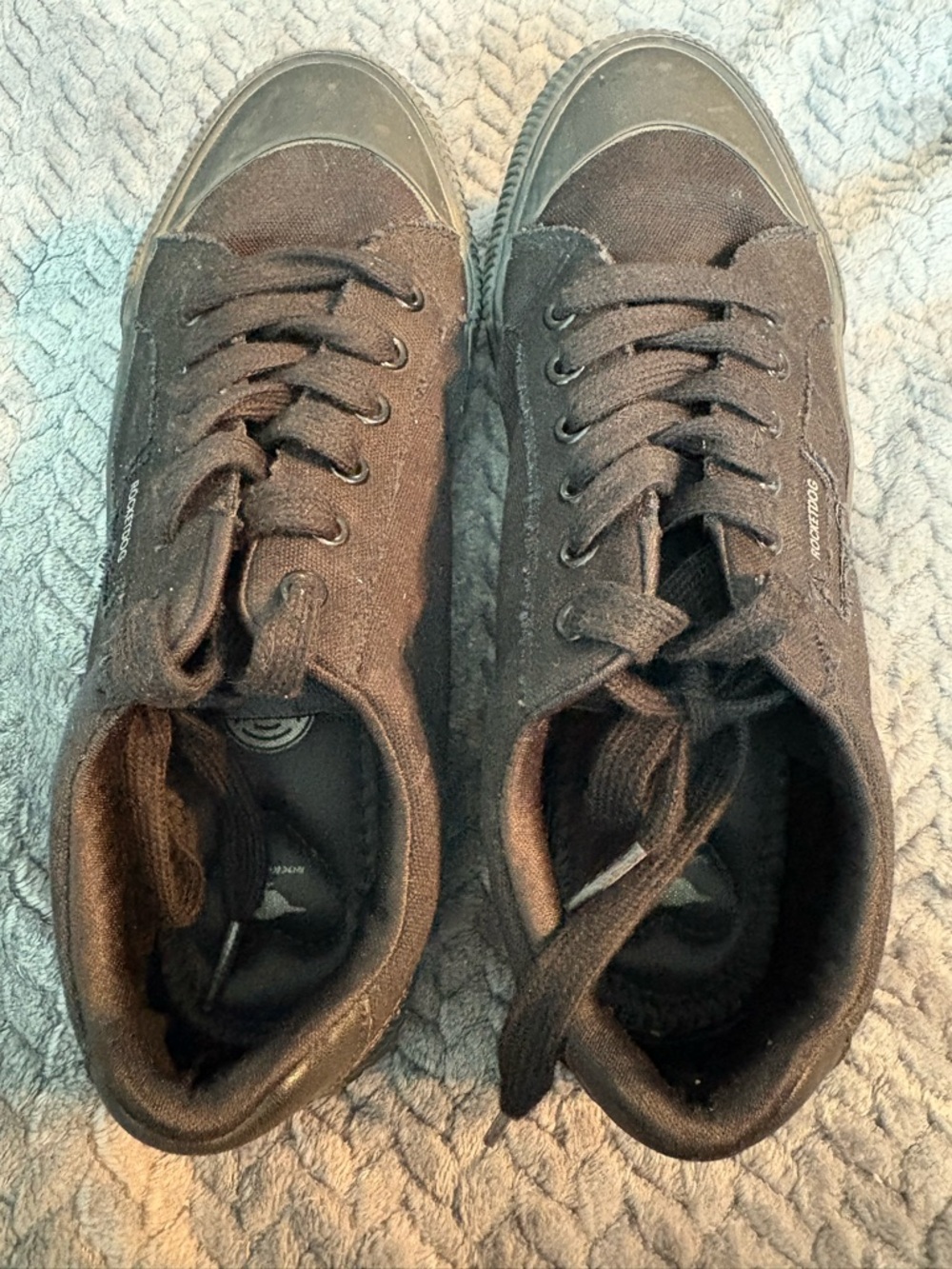 Rocket Dog Black Canvas Sneakers
